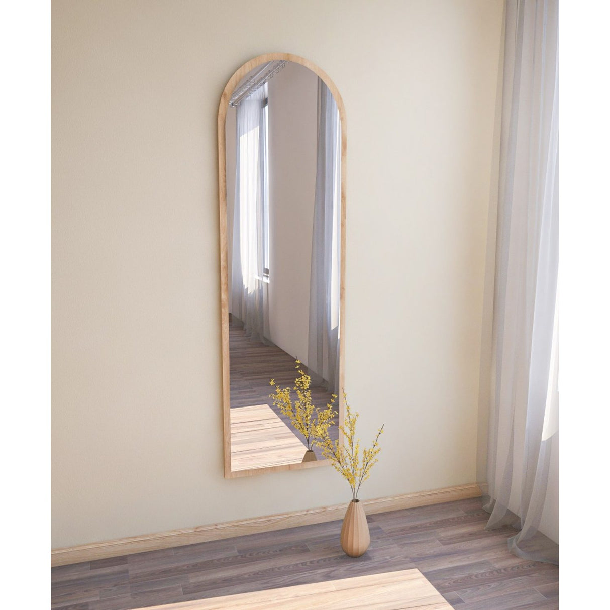 Bern (50 x 160 x 2,2 cm) Spegel Natur