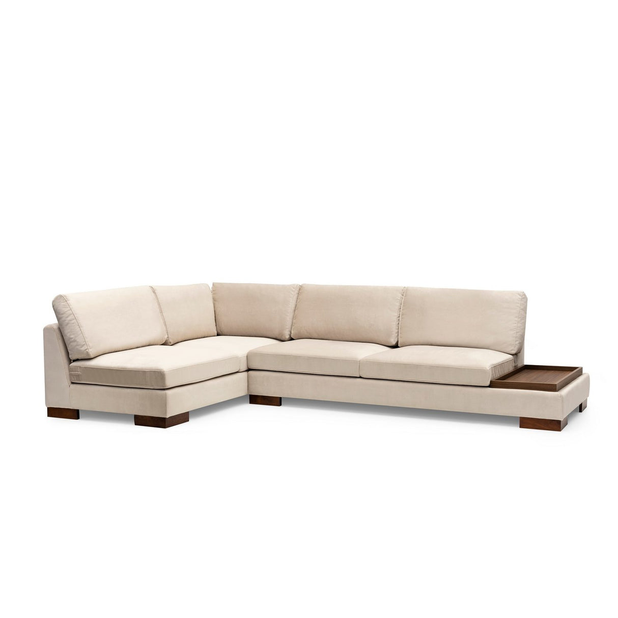 Kigali Hörn med puff (193 x 97 x 80 cm) Hörnsoffa Beige