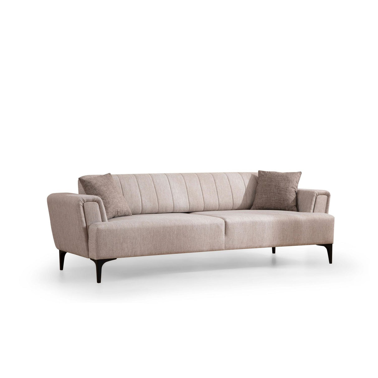 Jakarta (230 x 95 x 77 cm) 3-sits bäddsoffa Beige