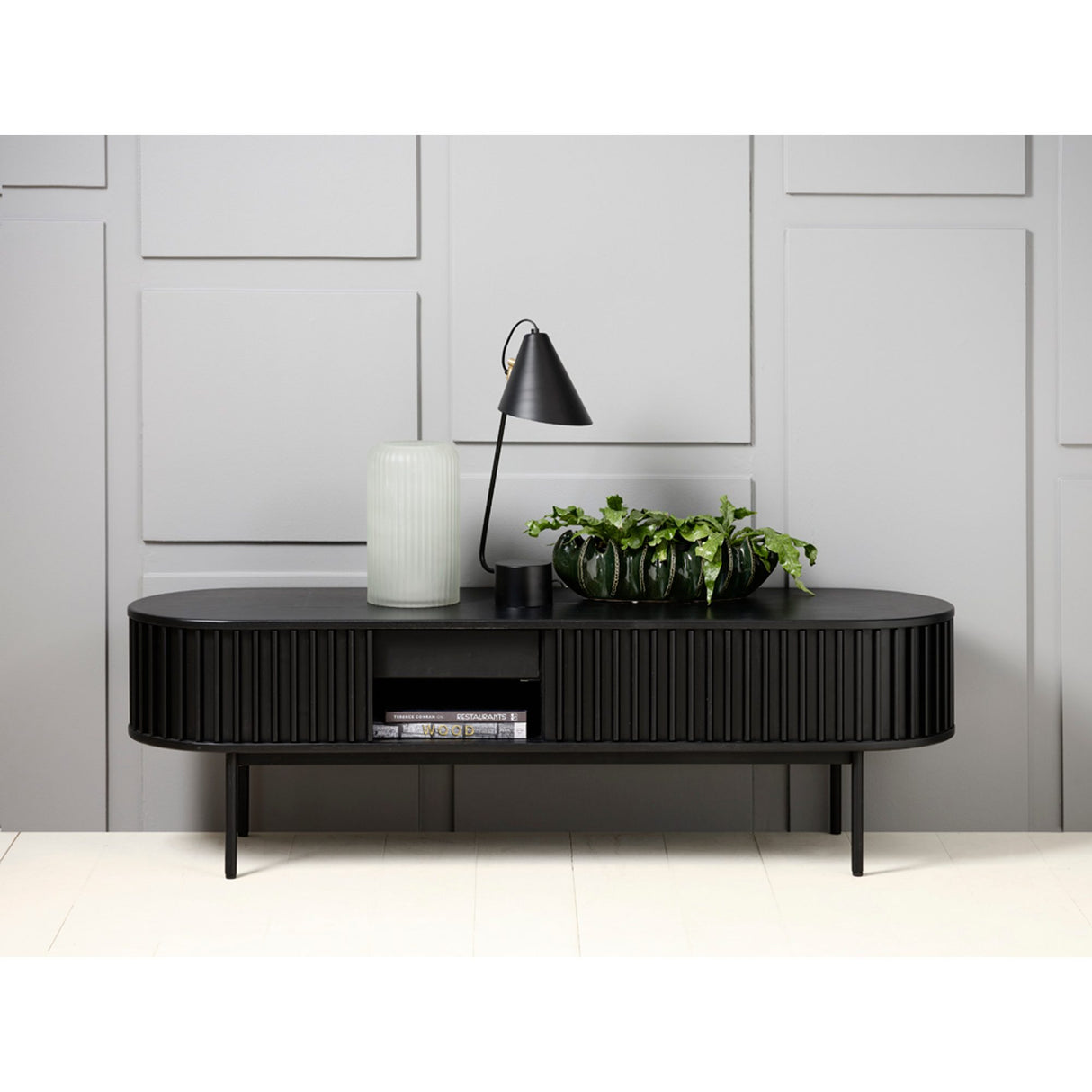 Audrey Mediabänk Svart