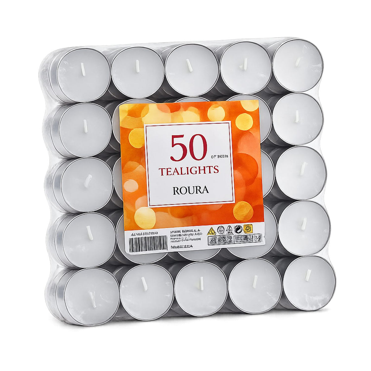 Vita Basic 16x38 mm Värmeljus 50-pack