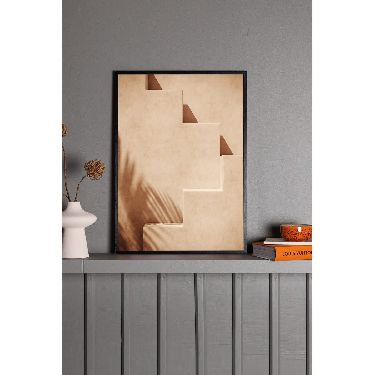 Trappor Poster Beige, 50 x 70 cm
