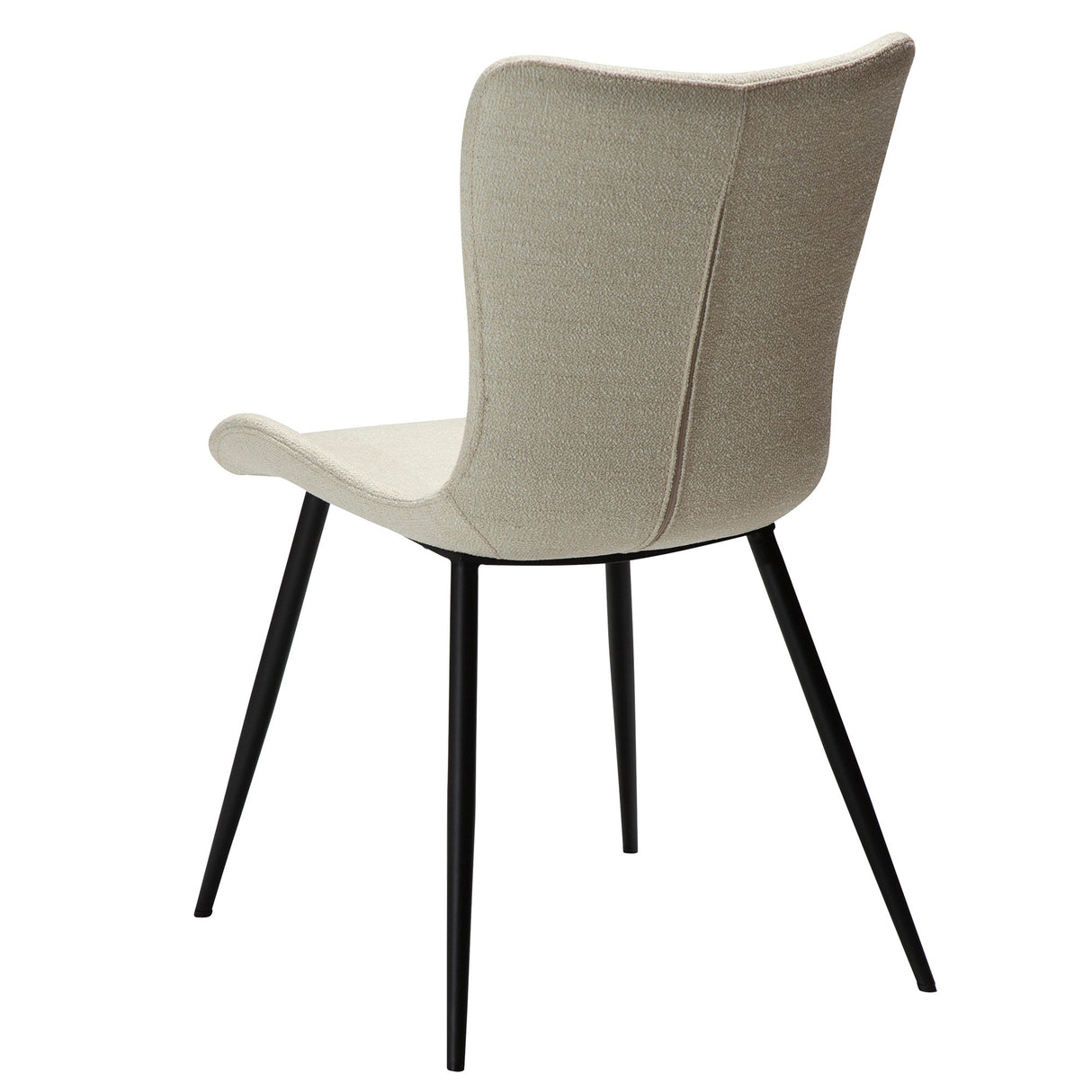 Medusa Stol Simply Beige Bouclé, Black