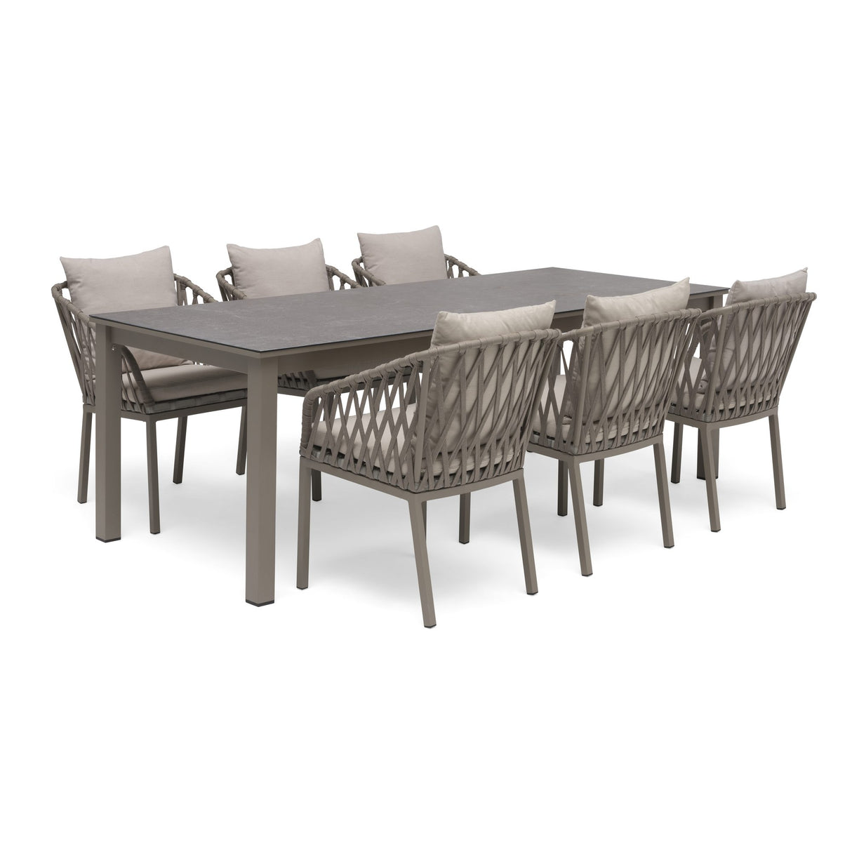 Jet Set Utestol Beige 2-pack