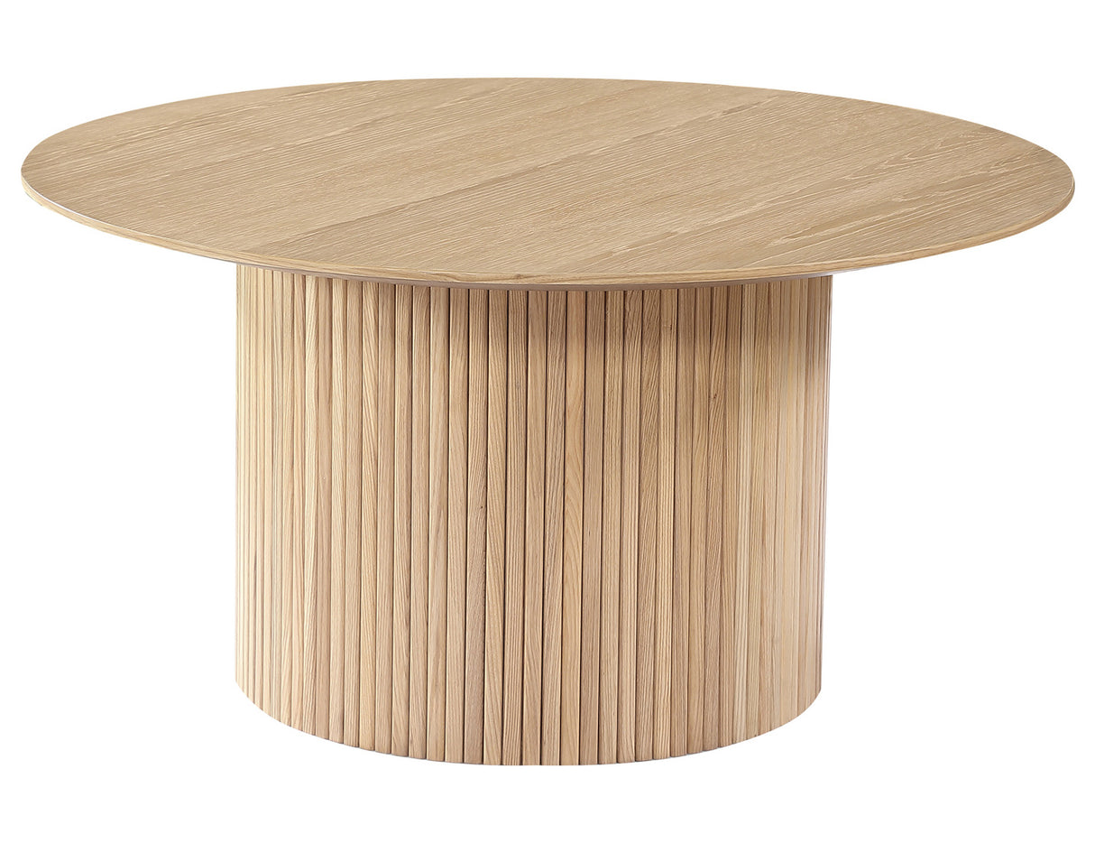 Scarlett Soffbord Ø90cm Vitpigmenterad Ek