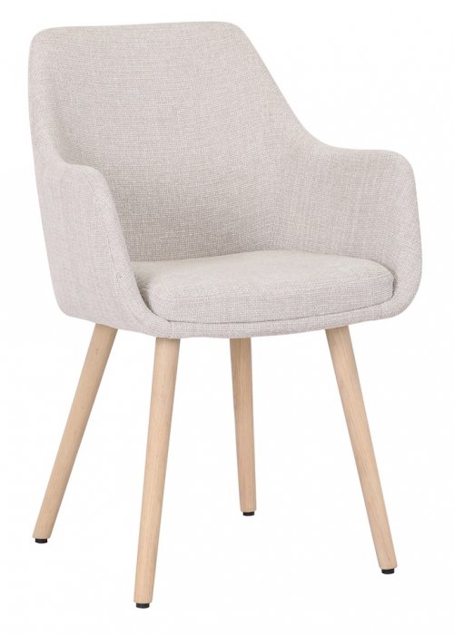 Rumba Matstol Tyg Ljusbeige