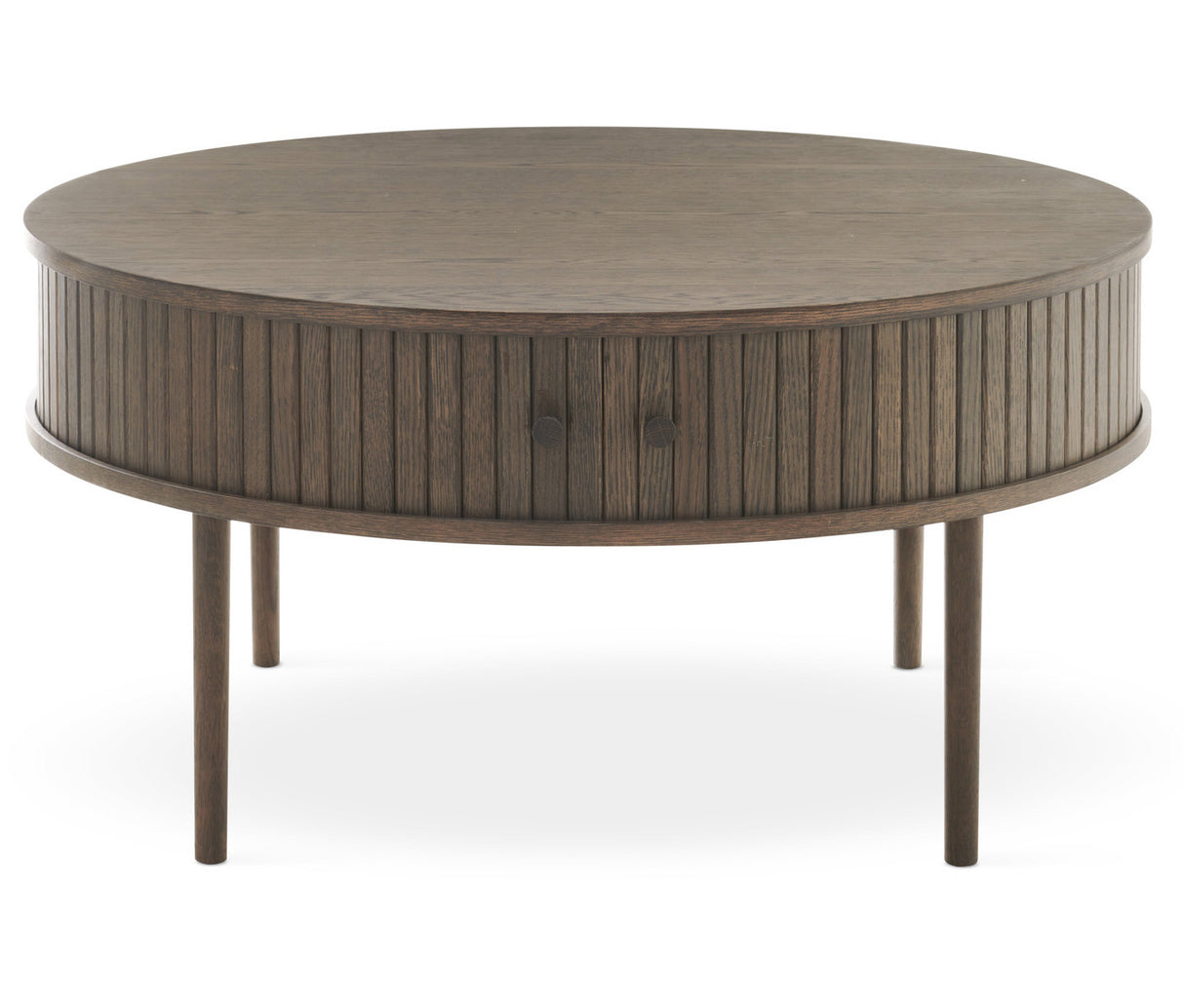 Nilo Soffbord Rund 90 cm Brun Ek