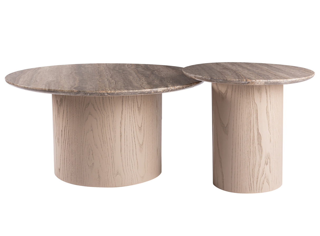 Zero Satsbord Travertin