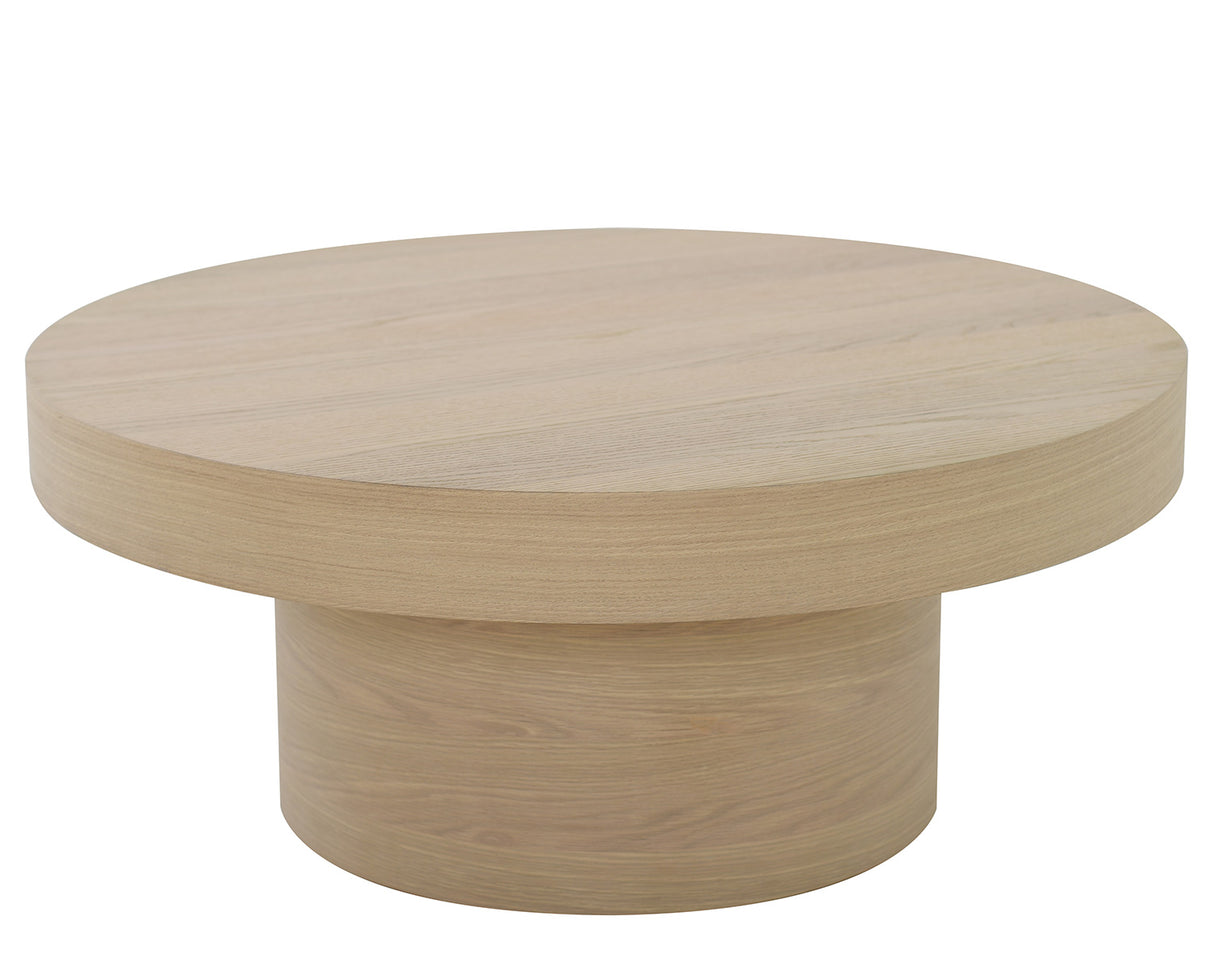 Lynor Soffbord 98 cm Vitpigmenterad Ek