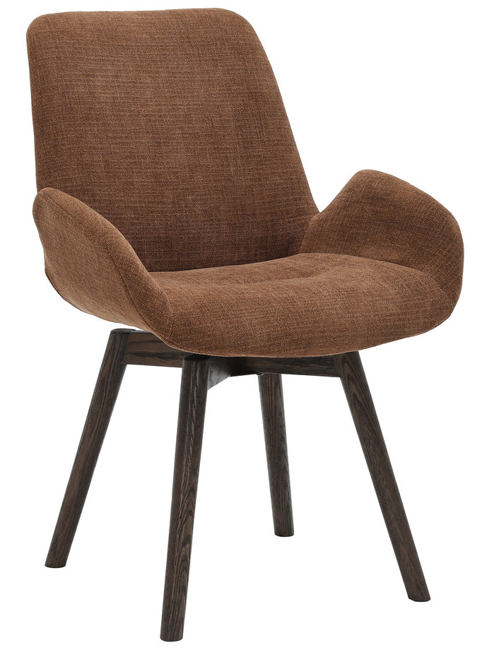 Axis Matstol med snurr Brun Ek / Rost