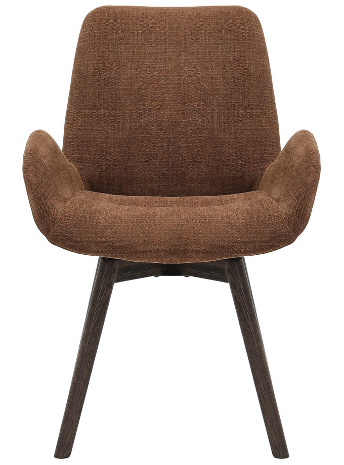 Axis Matstol med snurr Brun Ek / Rost