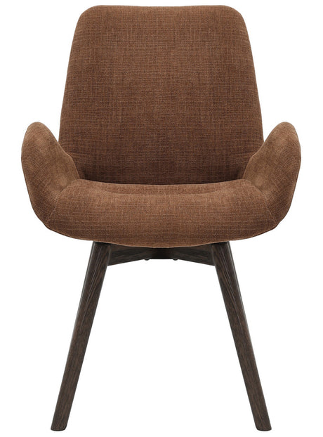 Axis Matstol med snurr Brun Ek / Rost