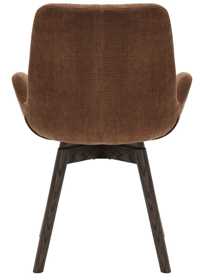 Axis Matstol med snurr Brun Ek / Rost