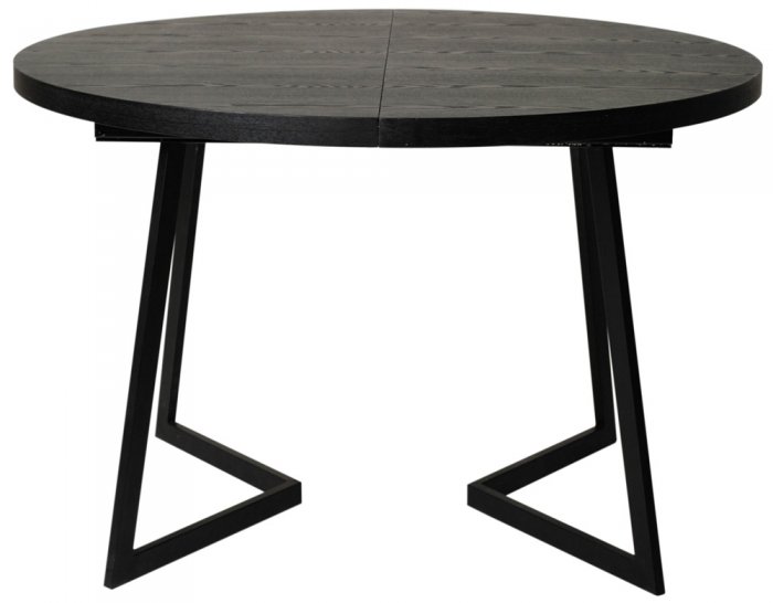 Roa Matbord Runt 120-165cm Svart REA