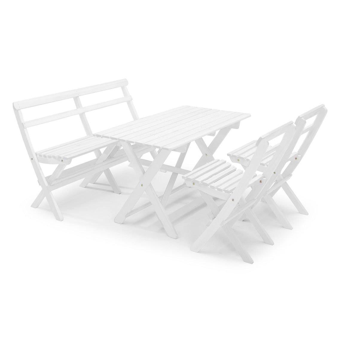 Torpet Utebord 109x67 cm Vit