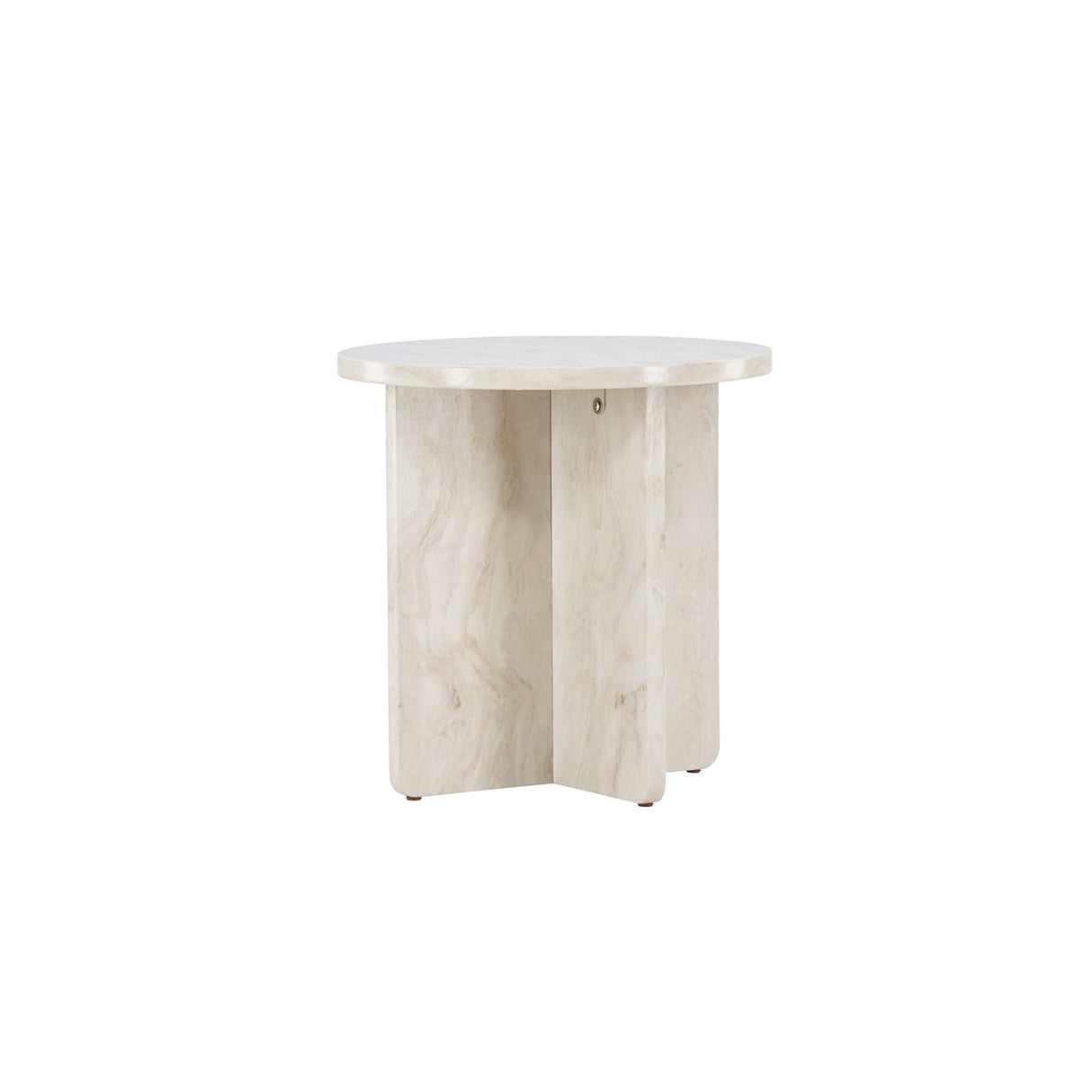Ålesund Sidobord Beige, ⌀50