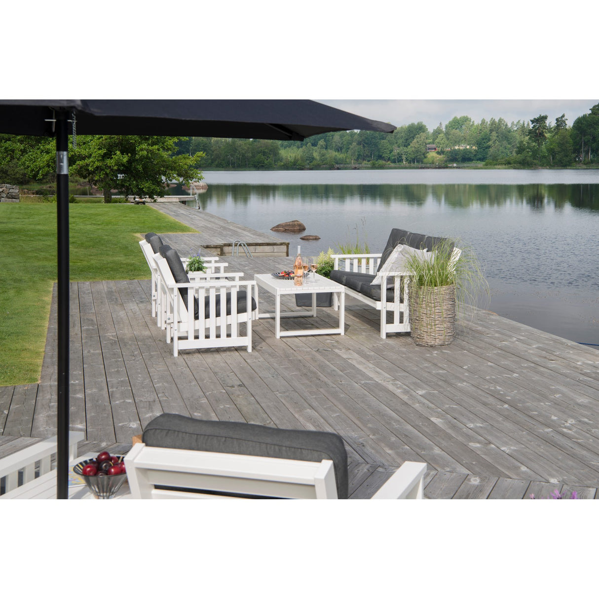 Gotland Utebord 60 x 120 cm Vit