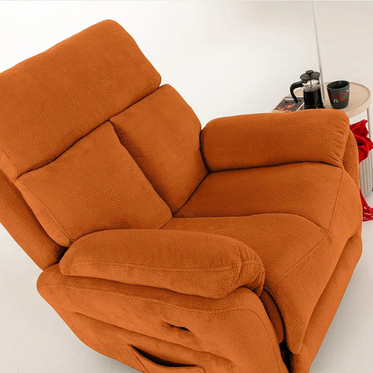 Angela Electric Reclinerfåtölj Tegelröd