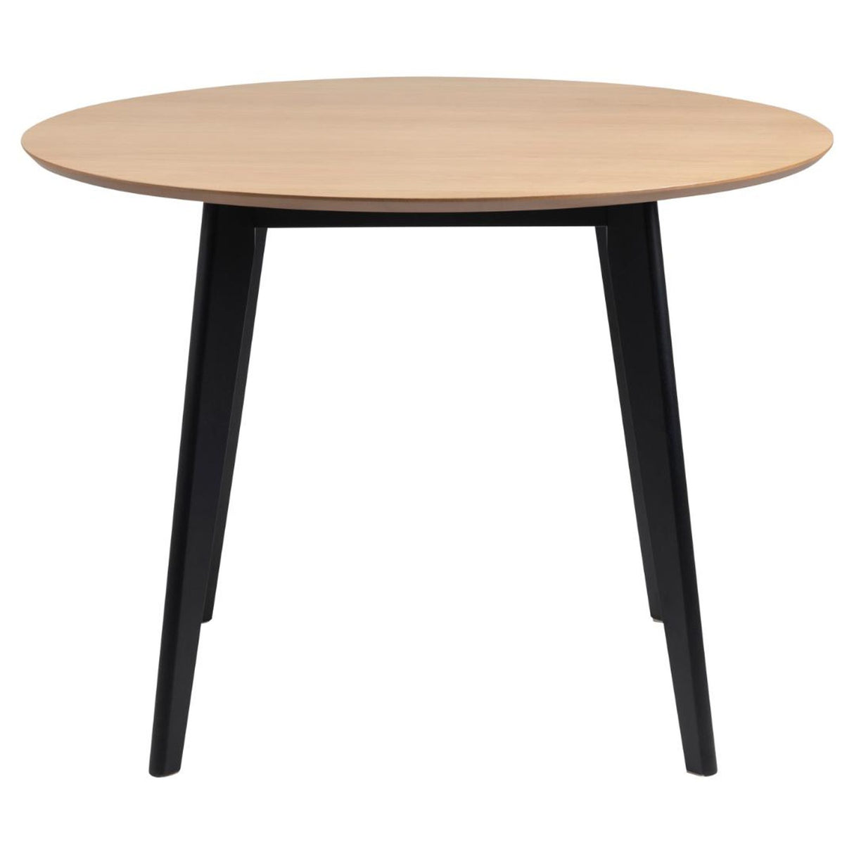 Alba Matbord Rund 105 cm Ek/Svart