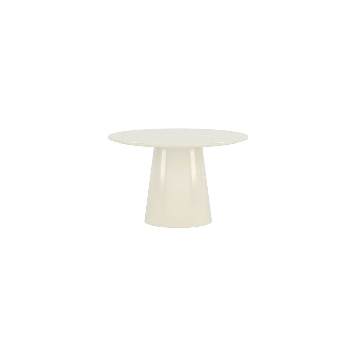 Lanzo Runt matbord Beige, Beige, MDF