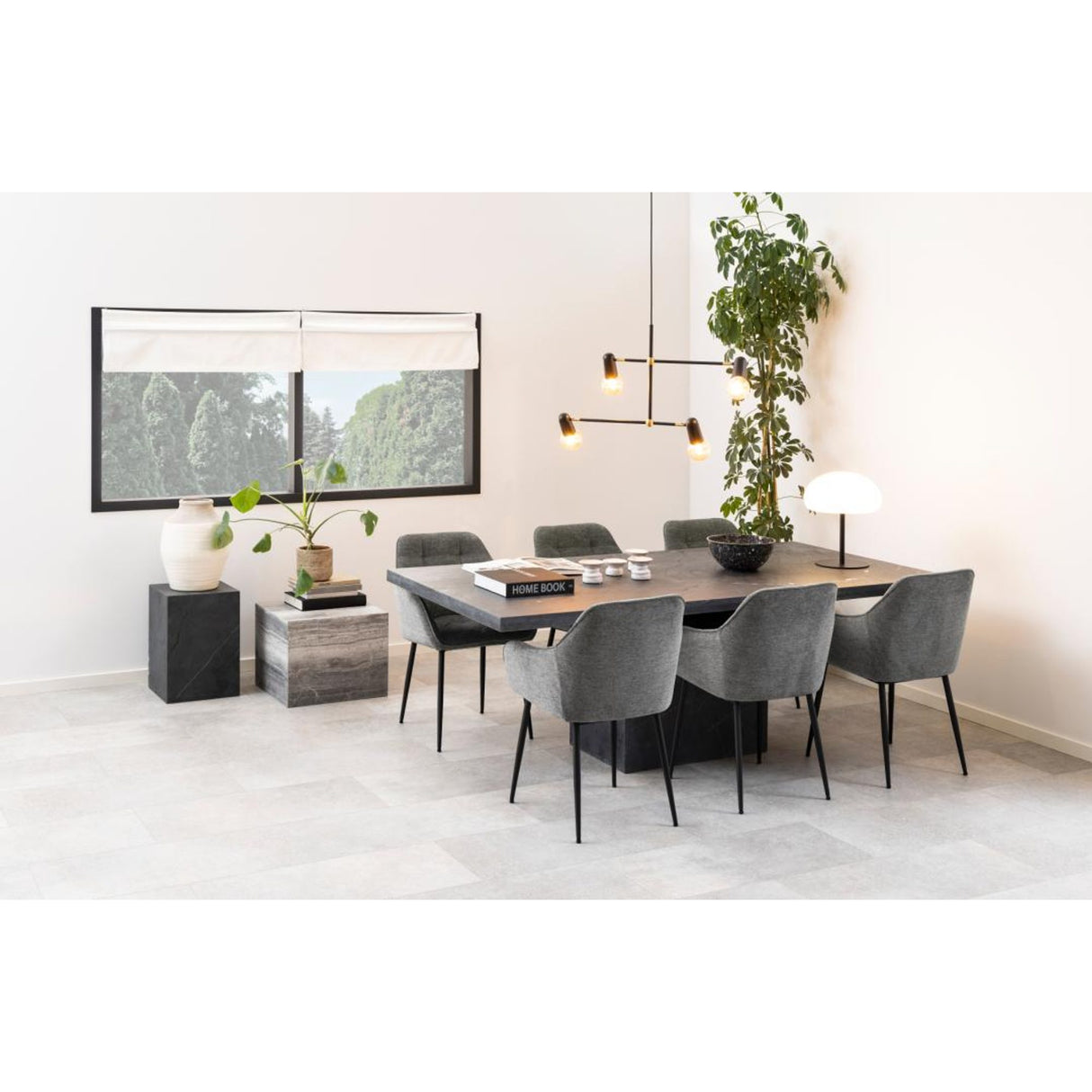 Toulon Karmstol Skyland tyg Antracit