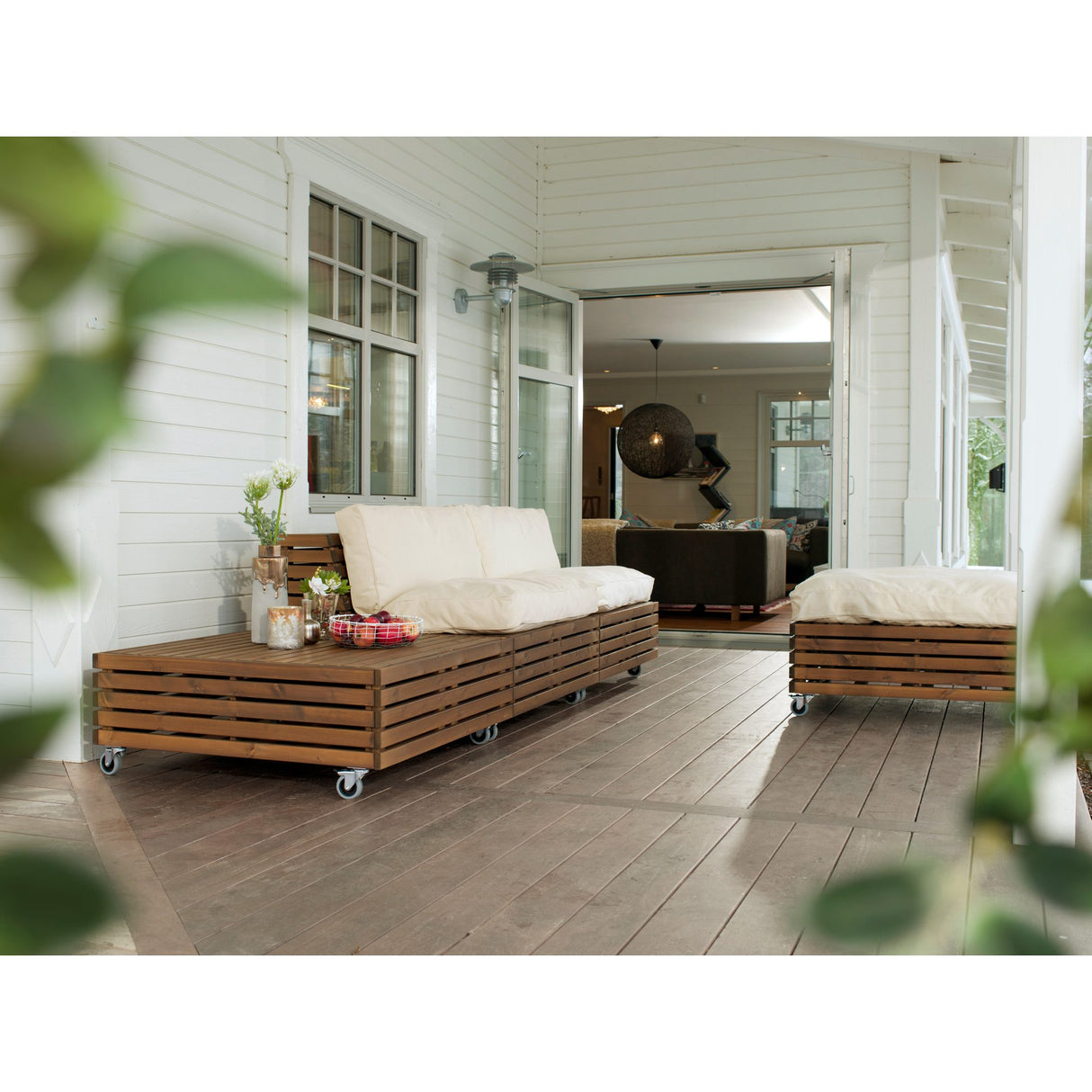 Bara Vara Utefåtölj Brun