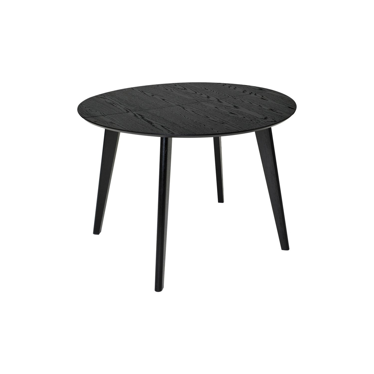 Sagene Matbord Svartlackad Ekfaner, 130 cm