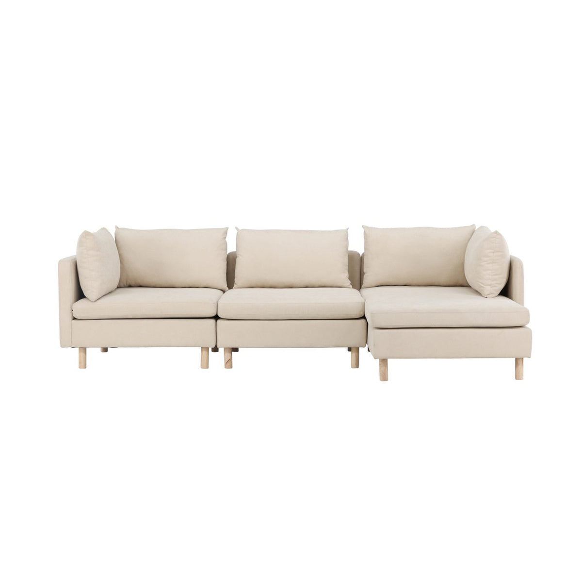 Noll 3-sitssoffa Beige, 3-Sits Soffa