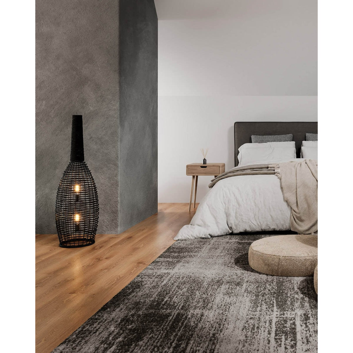 Seagrass Golvlampa Svart