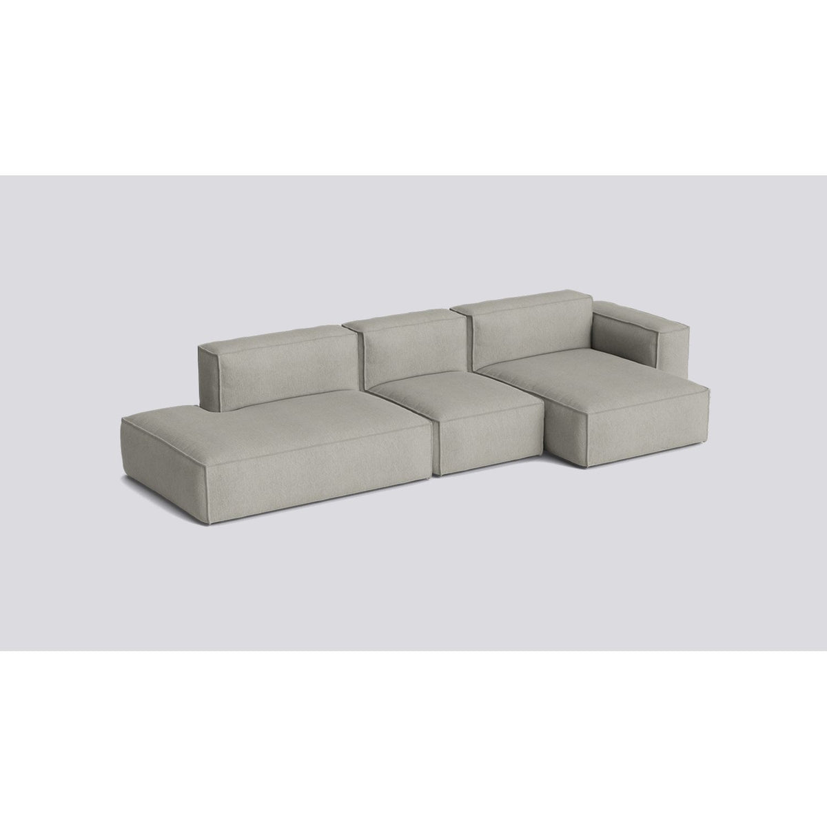 Mags Soft 3-sits, kombination 4 höger Soffa Turf Light grey, Avtagbart