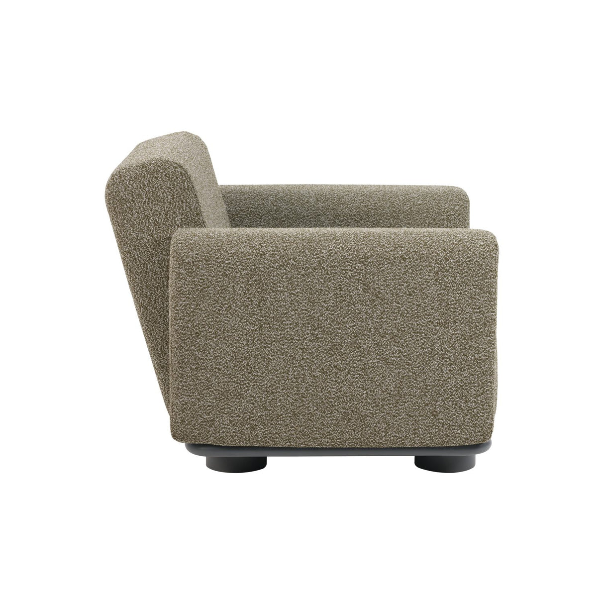 Bolster Fåtölj Antracit/Teddy Verde