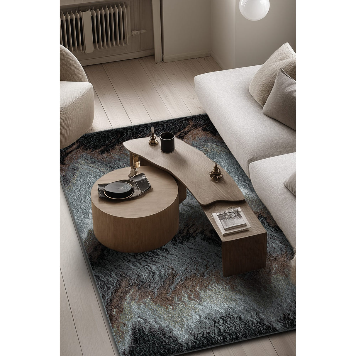 Colette Multifärgad Wiltonmatta