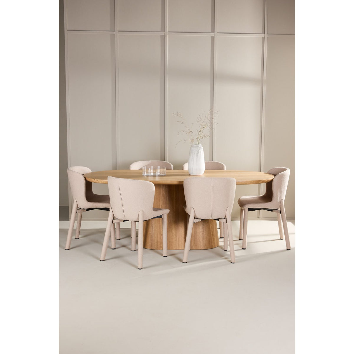 Stjärnö, Astoria Oval matgrupp Beige, Natur, 200 x 90
