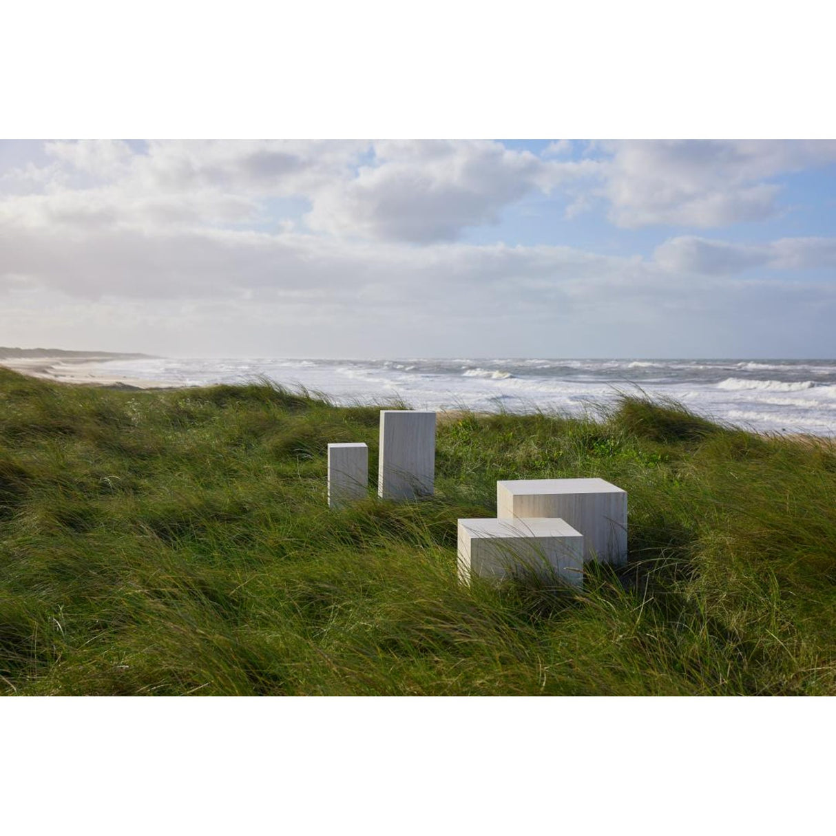 Dijon Satsbord 58x58 cm Travertin