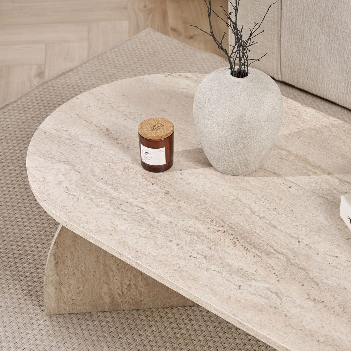 Casta Soffbord Travertine