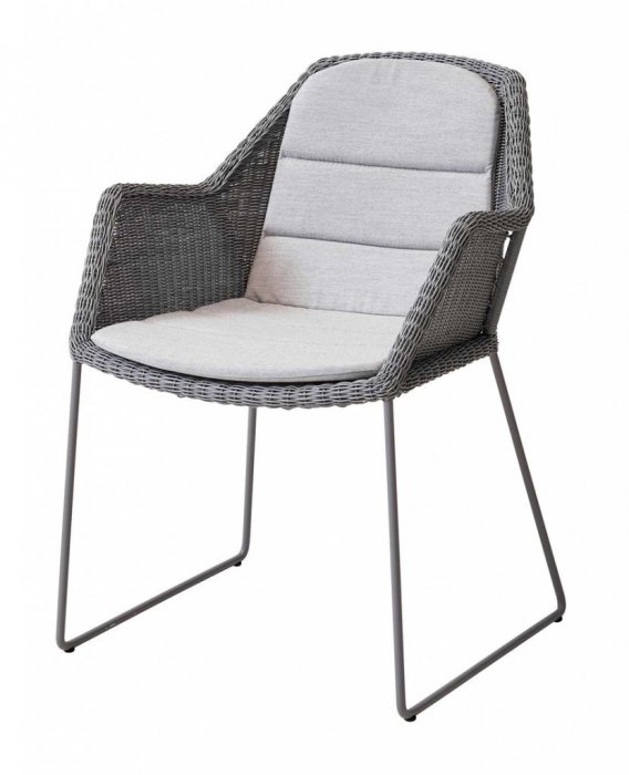 Breeze Karmstol Ljusgrå
