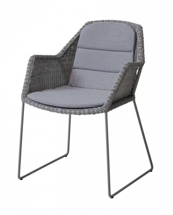 Breeze Karmstol Ljusgrå