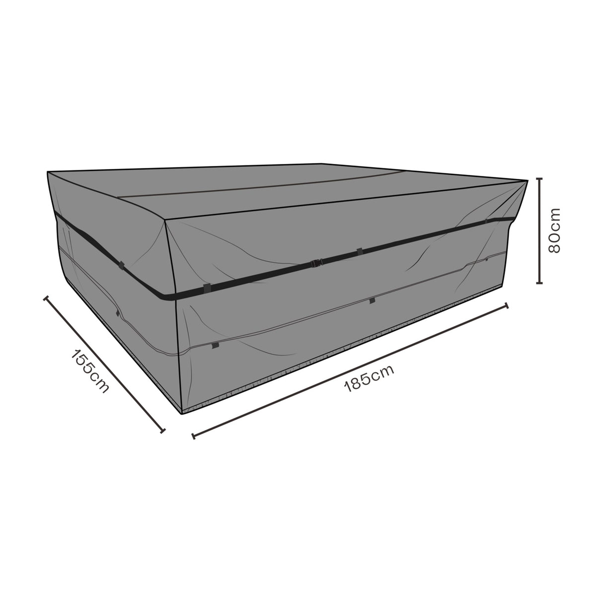 Möbelskydd till Matgrupp Vattentät, 185x155 cm