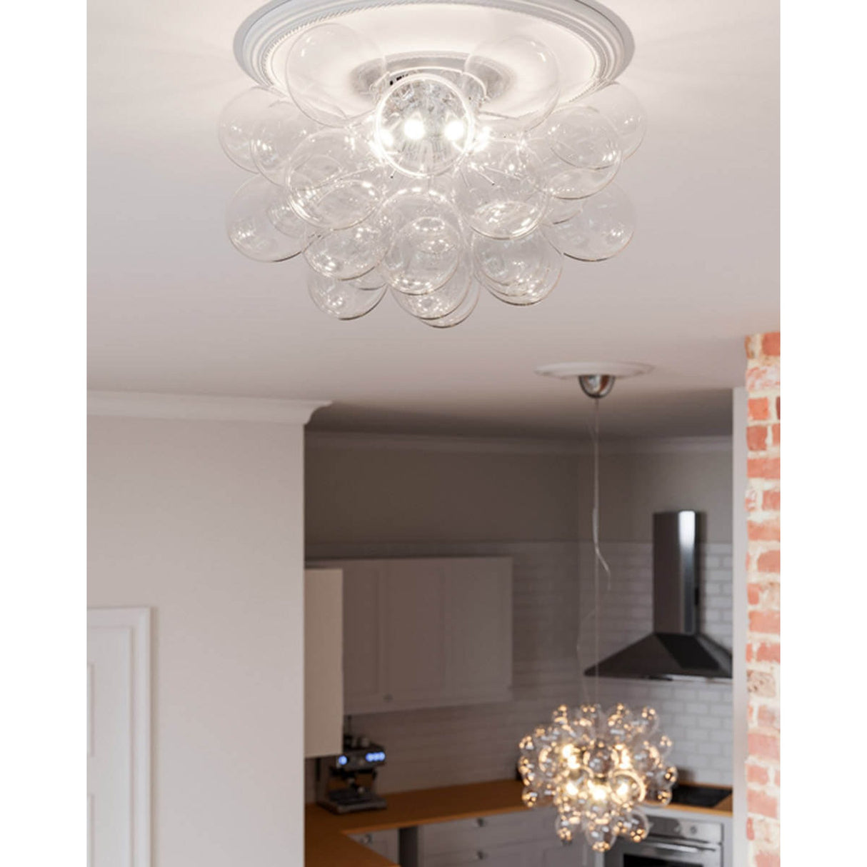 Gross Plafond 50 cm Klarglas