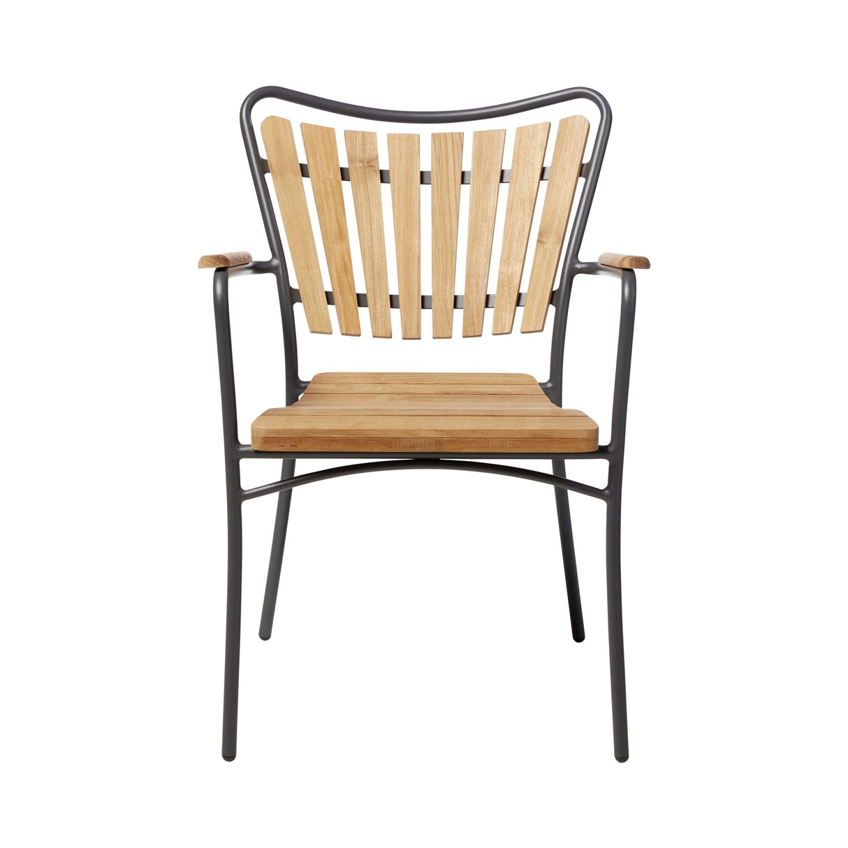Ellen Trädgårdsstol i Teak och Aluminium Antracit