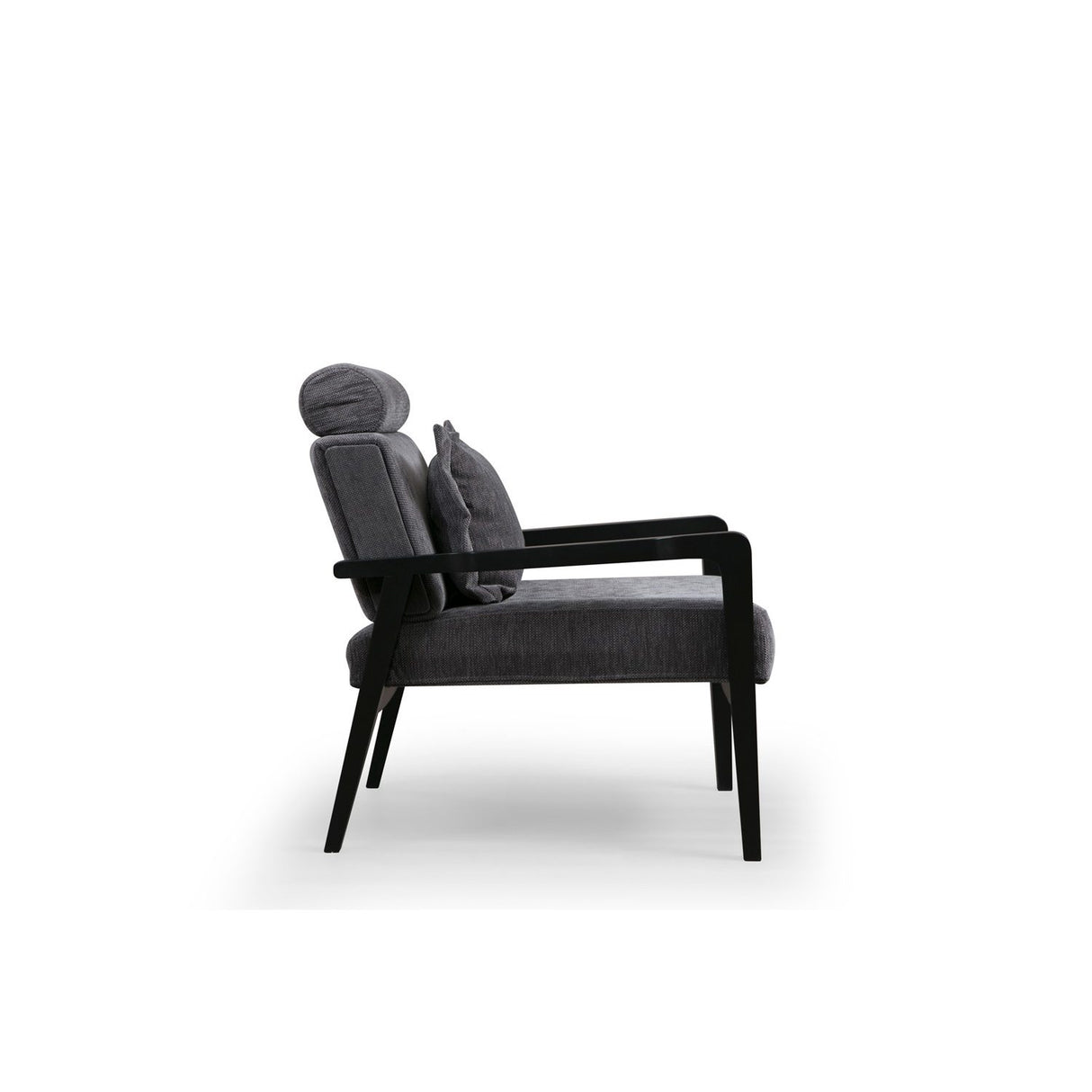 Kigali (77 x 90 x 84 cm) Grå Öronlappsfåtölj