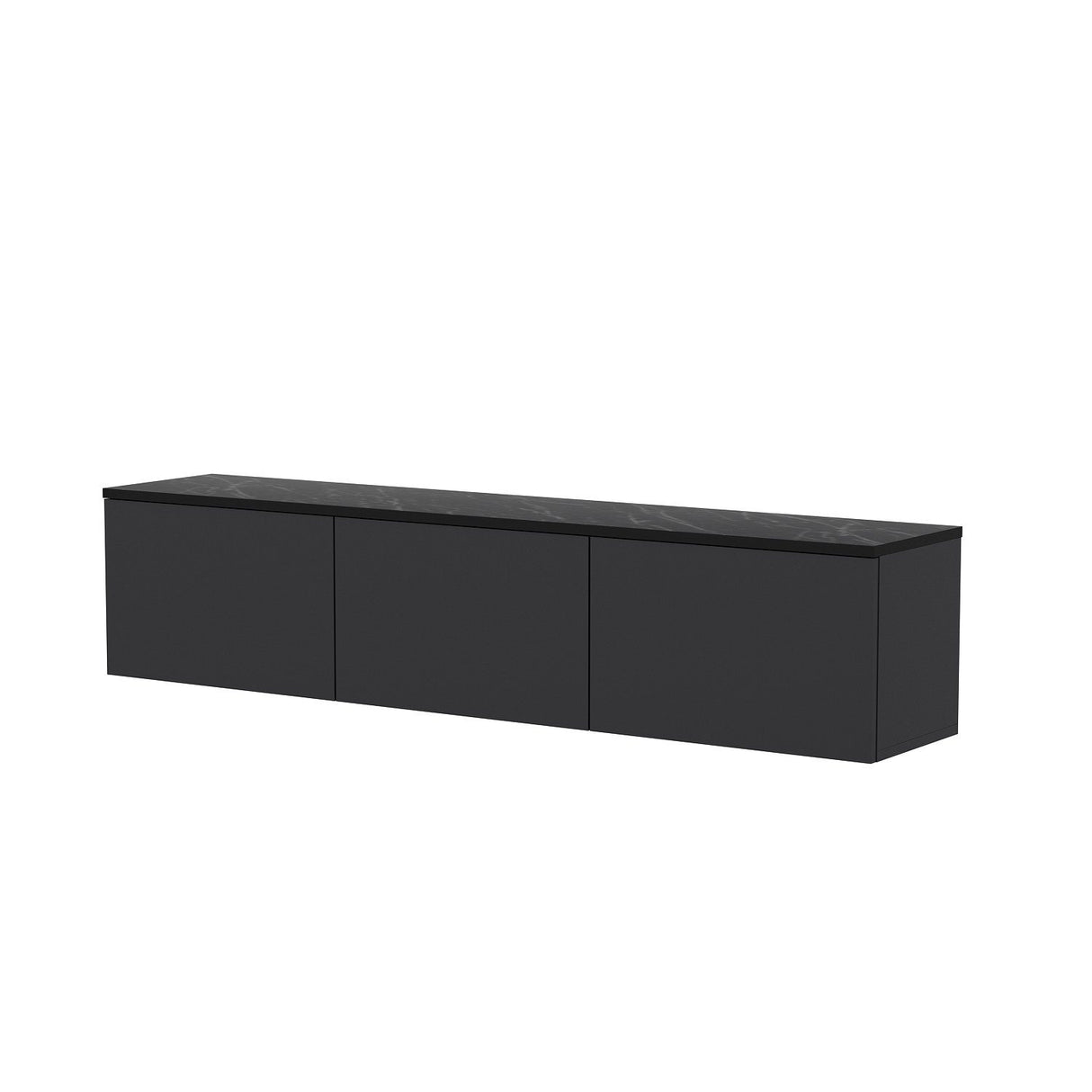 Medellín upplyst (160 x 35 x 32 cm) Antracit TV-bänk
