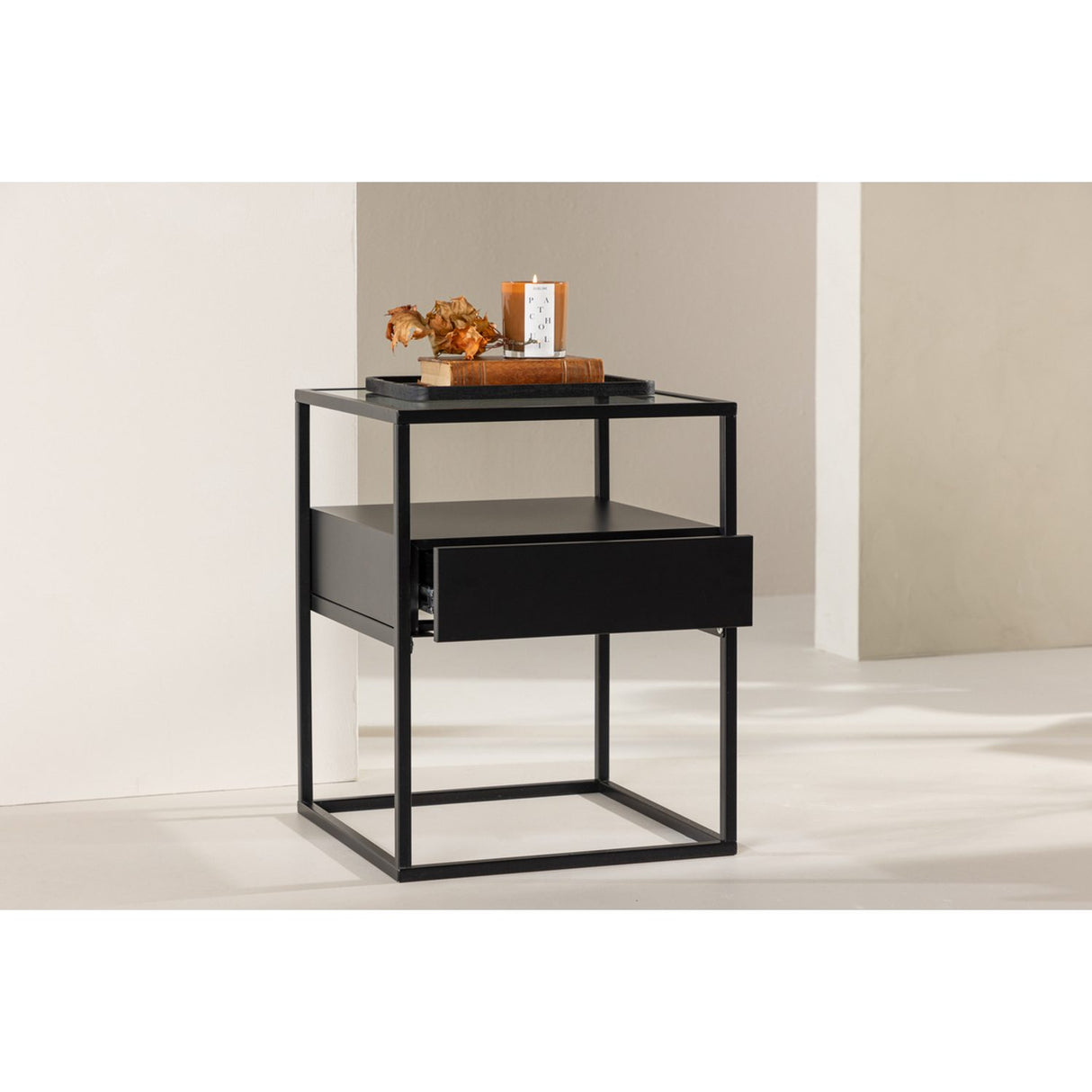 Fortaleza Sidobord Svart