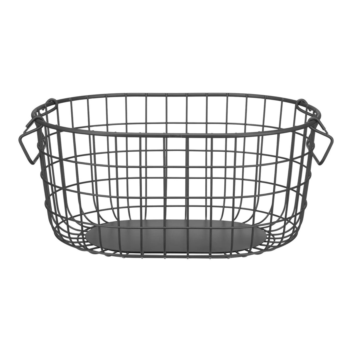 Kago storage basket 17 x 37 x 27 cm Förvaringslåda Anthracite, Oval