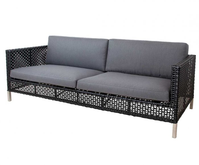 Connect 3-sits Soffa Svart