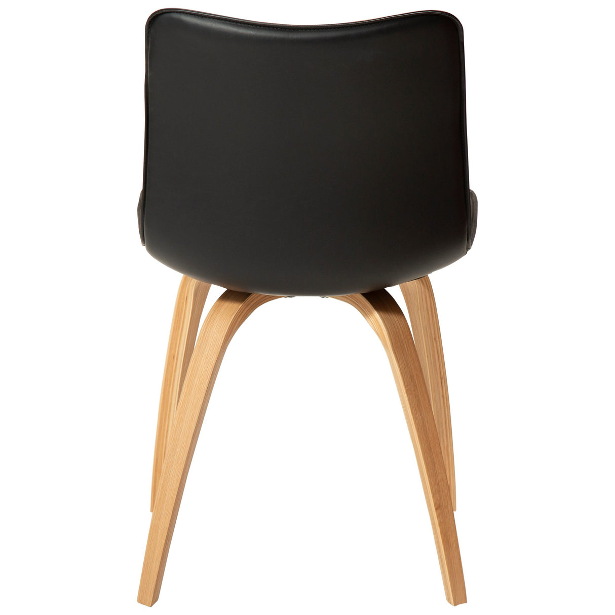 Glee Stol Vintage Black Art.Leather, Oak