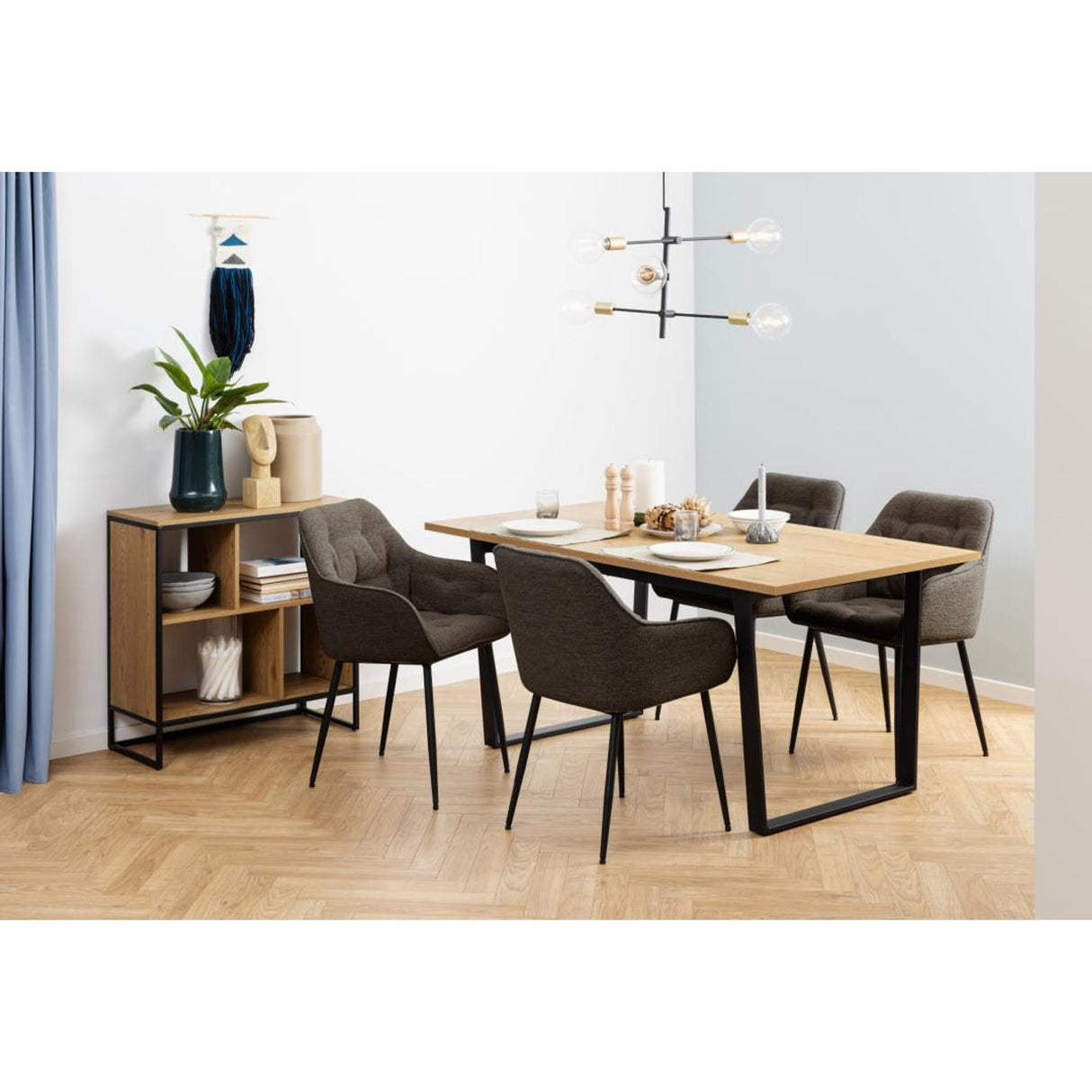 Toulon Karmstol Monza tyg Taupe