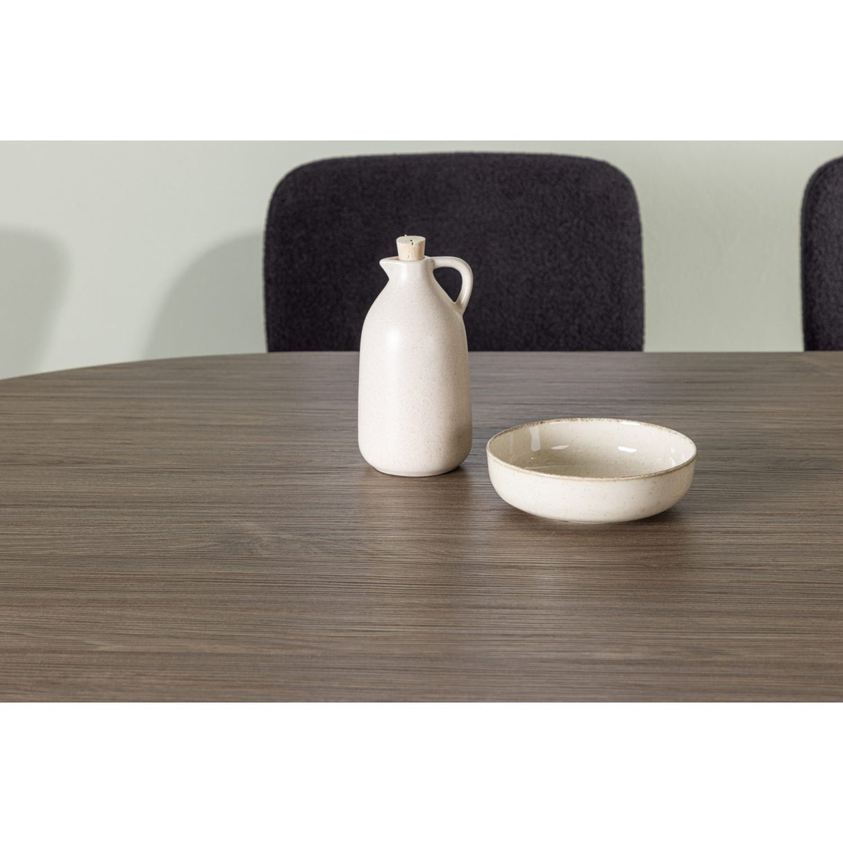 Andy, Yesterday Oval matgrupp Svart, Natur, 180 x 90