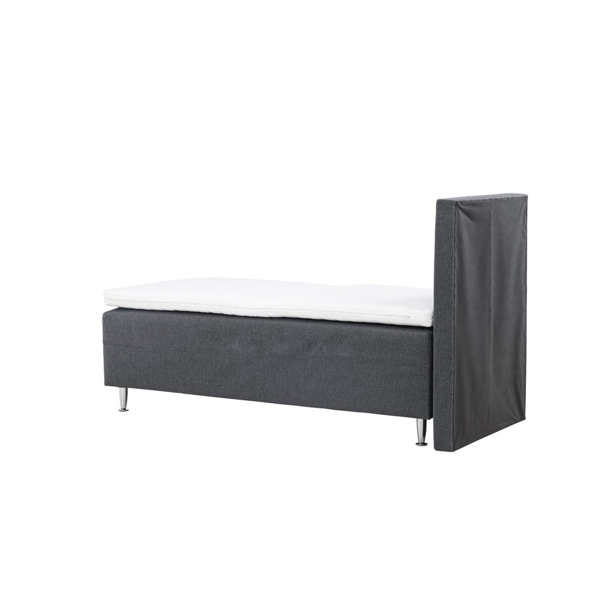 Mesa Enkelsäng Mörkgrå, 90 x 200