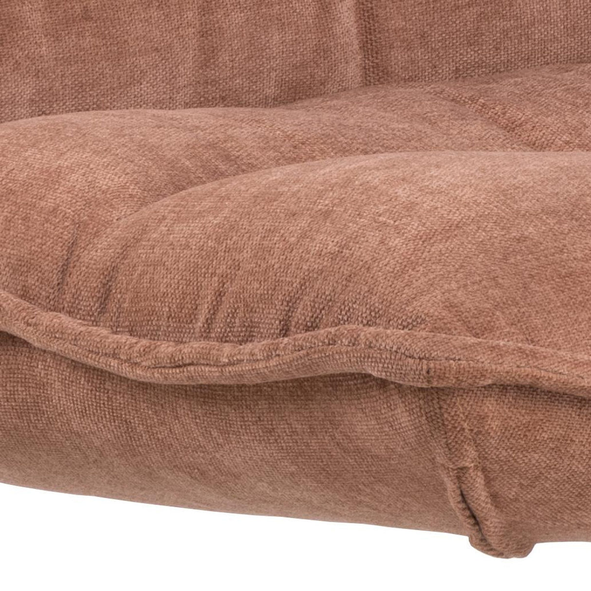 Loos Loungefåtölj Danny tyg Rosenträ